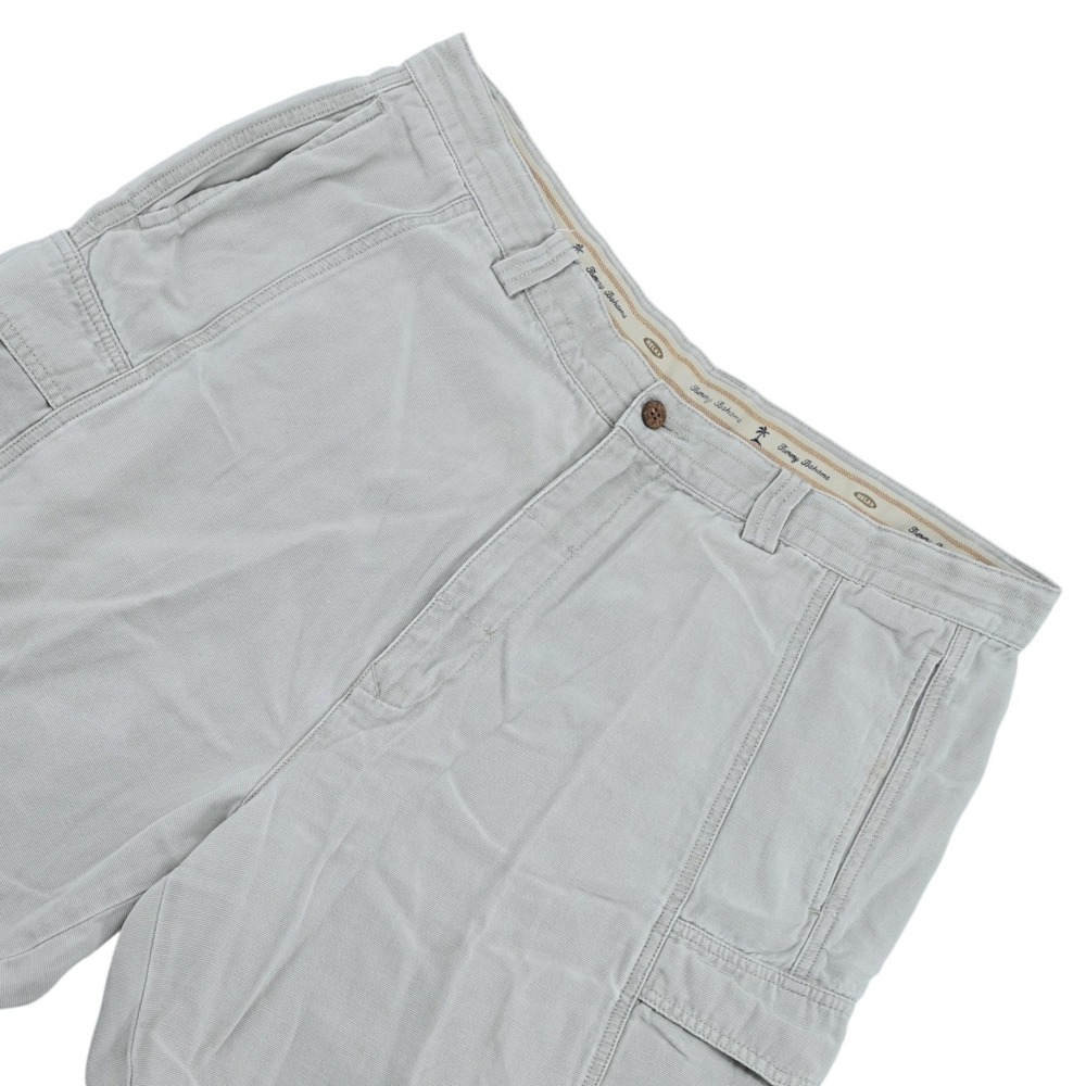 Tommy Bahama Key Grip Cargo Shorts 38 Gray Tencel Coastal Resort Casual Utility - Picture 2 of 16